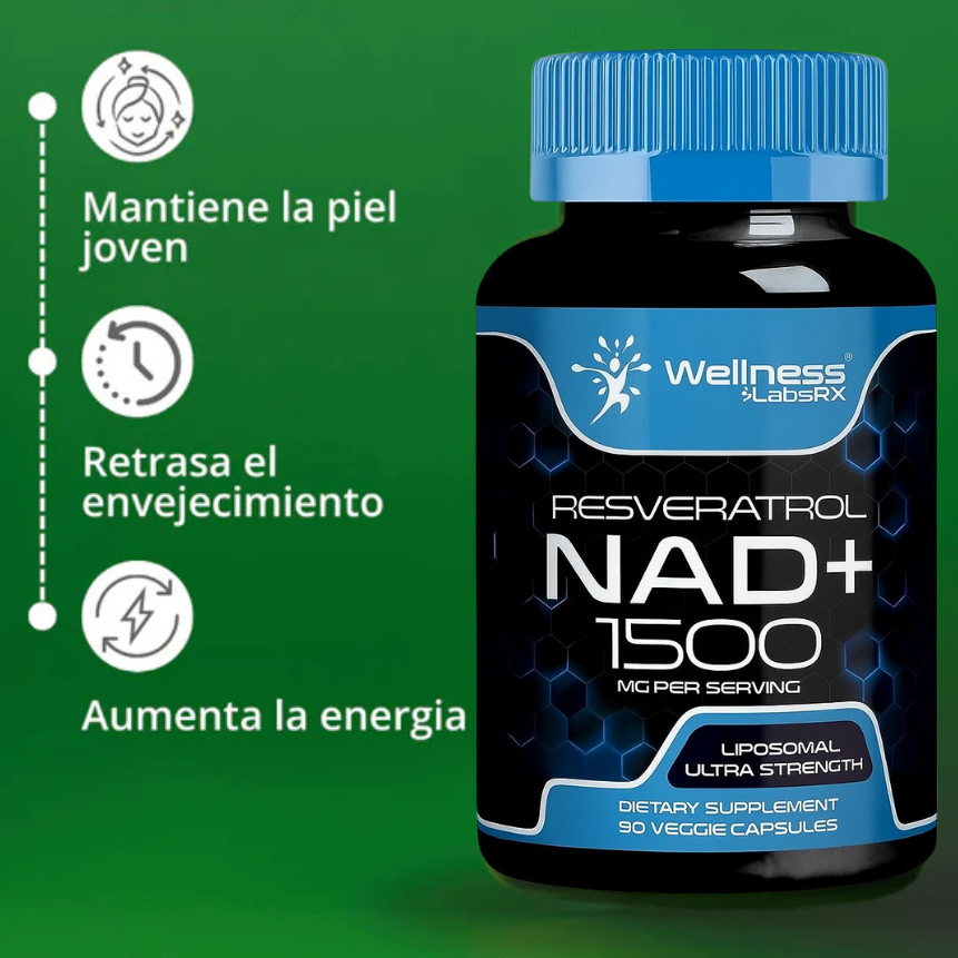 Nad+ Resveratrol® en Cápsulas (90)