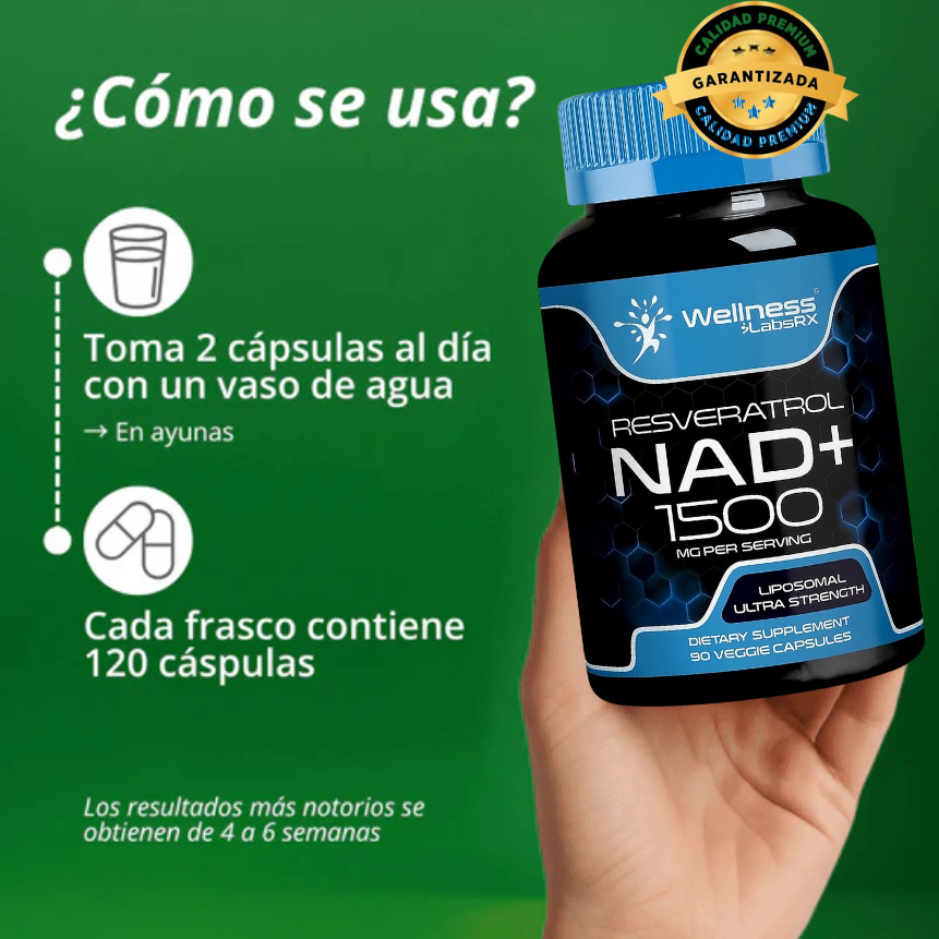 Nad+ Resveratrol® en Cápsulas (90)