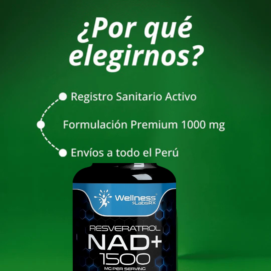 Nad+ Resveratrol® en Cápsulas (90)